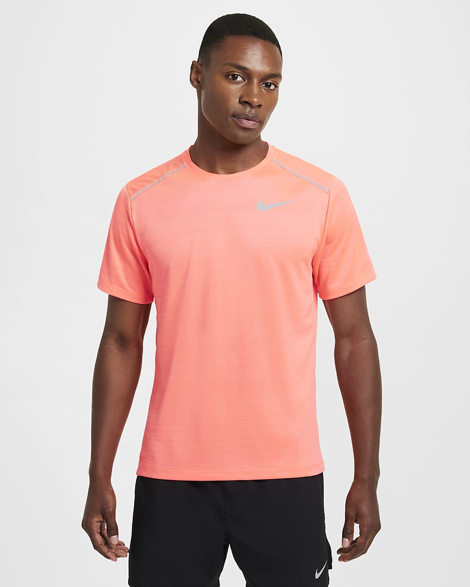 Haut de running a manches courtes Nike Miler pour Homme. Nike CH